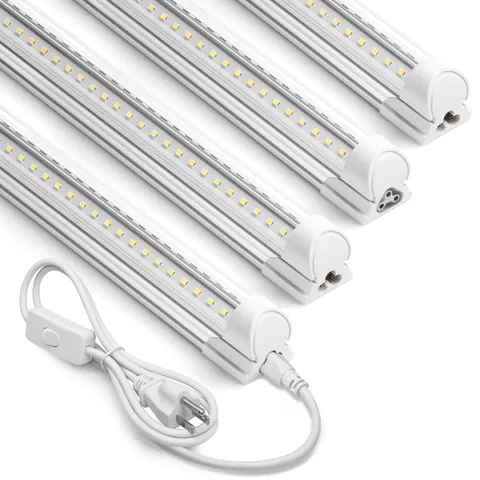 Barrina 6500K 2FT LED Shop Light, 3000LM, 20W, T8 2FT-4 Packs,