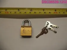 SOLKS Brand Iron Padlock 20mm w/ 3 Keys