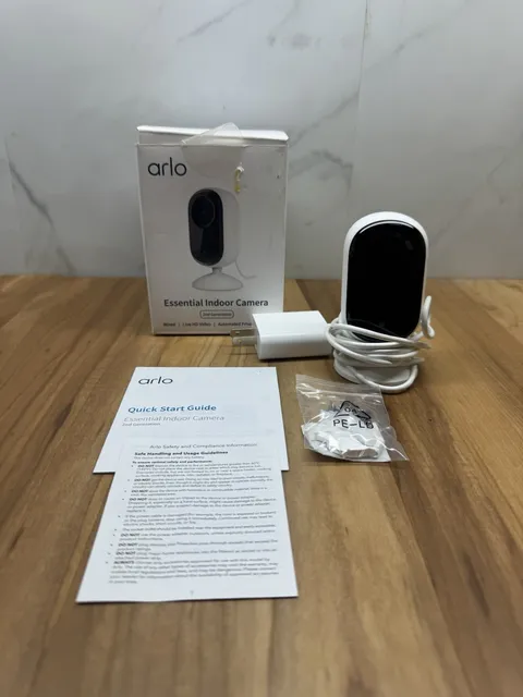 Arlo Essential Indoor Camera HD (2nd Gen) Wired Security Camera