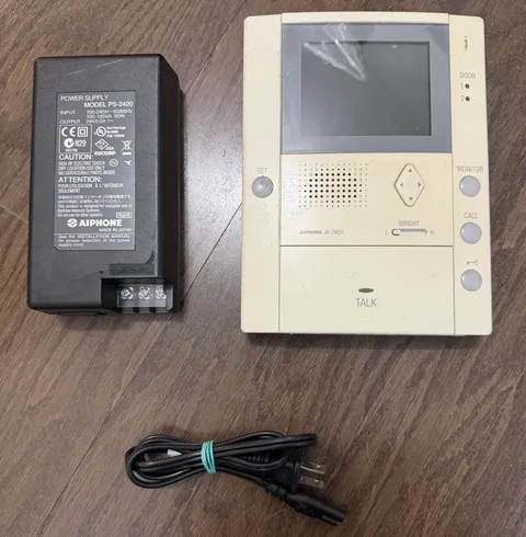 Aiphone JA-2HCD /  2MCD Video Door Phone Intercom With Power Supply PS-2420