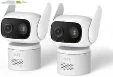 Eufy Security Indoor/Outdoor Camera C31(2-Pack), IP66, No Subscription | Spotlig