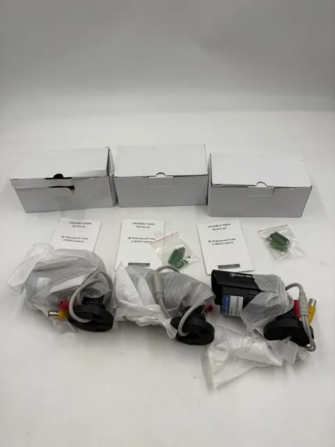 Lot Of 3 BUNKER HILL Security Camera - Part Of Item 61229 - 12 VDC/500mA New