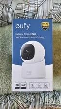 eufy Indoor Cam C220 2K 360° Pan/Tilt Wi-Fi Night Vision 2-Way Audio White