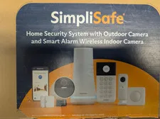 SimpliSafe 9-pc Whole Home Security System w/ Outdoor and Indoor Cameras