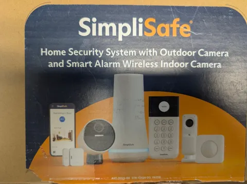 SimpliSafe 9-pc Whole Home Security System w/ Outdoor and Indoor Cameras