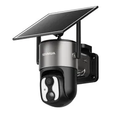 4G LTE Cellular Solar Security Camera Wireless Outdoor, 2K No WiFi Security C...