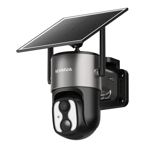 4G LTE Cellular Solar Security Camera Wireless Outdoor, 2K No WiFi Security C...