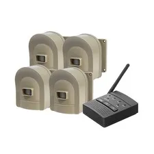 Hosmart 1/2 Mile Driveway Alarm Wireless Motion Sensor Weatherproof