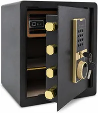 17.7" Home Office Safe with Digital Keypad & Dual Alarm System