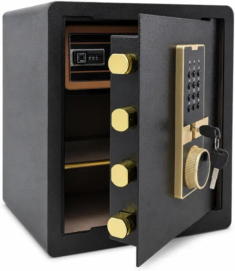 17.7" Home Office Safe with Digital Keypad & Dual Alarm System