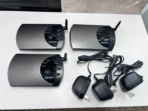 Lot 3 Radio Shack 900MHz Wireless Intercom Tested And Working Model 43-124