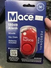 Mace Brand 130dB Personal Alarm #80739 Red