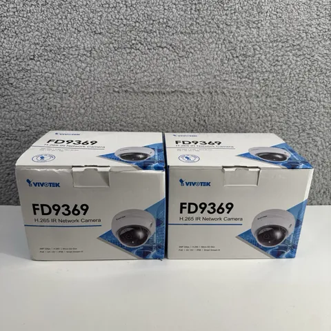 Lot Of 2 Vivotek FD9369 2MP 30FPS H.265 IR Network Camera