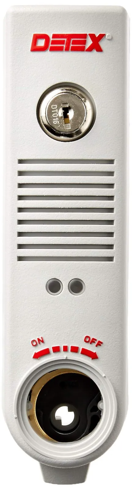EAX-500 Grey Surface Mounted Exit Alarm Piezo Horn Battery Powered Door or Wa...