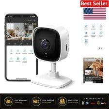 Tapo C100 1080P Security Camera – Monitor Baby & Pets with 2-Way Voice & Alerts