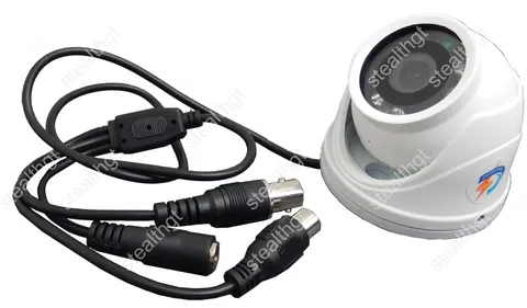 480TVL Standard Analog NTSC IR Mini Dome Audio Input Camera 2.8mm Lens for Home