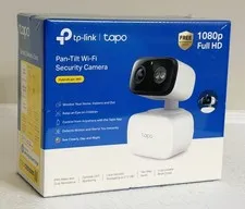 TP-Link Tapo TCW30 Indoor/Outdoor HD Security Camera with Pan/Tilt, Sound