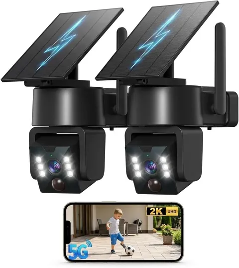 5G & 2.4G Wi-Fi Outdoor Camera Wireless,Solar Security Cameras Wireless Outdo...