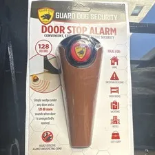 Guard Dog Security Door Stop Alarm 128 dB Anti-Slip Battery Powered