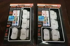 Lot Of 2 New Sealed Bell & Howell SONIC ALARM System Wireless Battery Operated