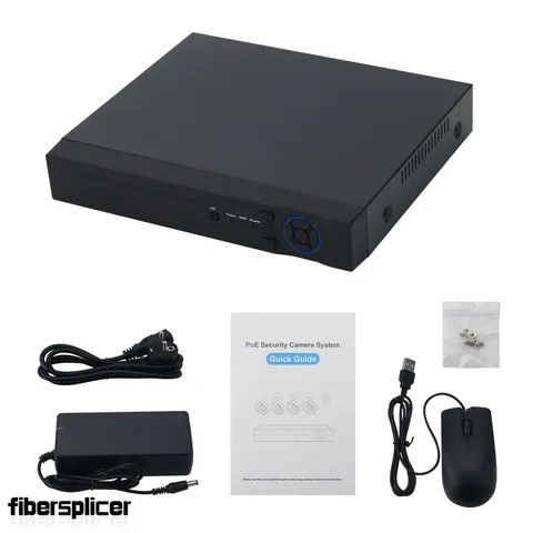 POE NVR8104RA 4-Port 8MP Network Video Recorder for POE Cameras Phone Remote