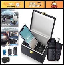 Faraday Box & Bags for Car Keys - Signal Blocking, Keyless Entry Safe, Anti-Thef
