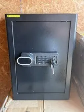 Digital Keypad Home Security Safe w/ Keyed Override, Black Metal 50FU