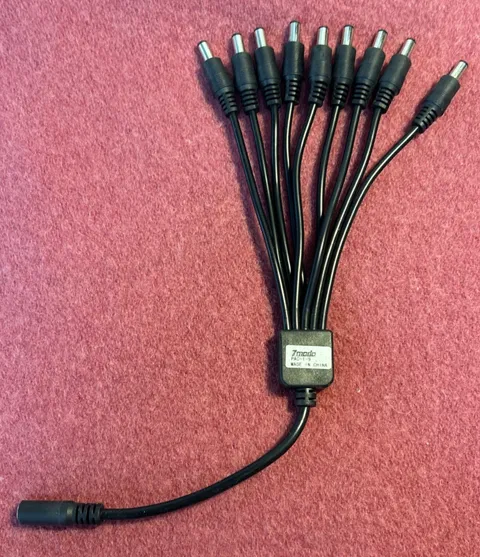 Zmodo System DC Power Splitter Model # PAC 1-9 Splitter 1 to 9 security cameras