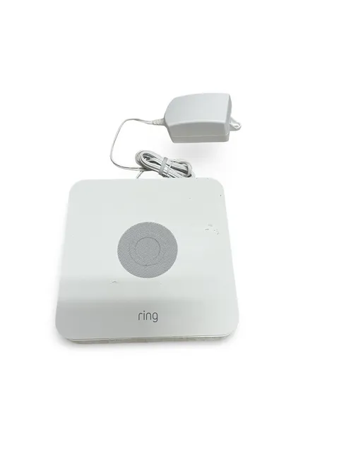 Ring Alarm Base Station - 1st Gen - White 4HB1S70EN0 with AC Adapter Z Wave