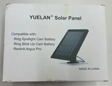 YUELAN Solar Panel Charger for Ring Stick Up Spotlight Cam Reolink