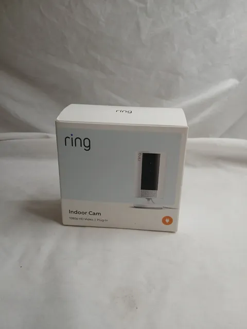 Ring Indoor Cam 2nd Gen 1080p HD Plug-In Smart Security Camera White Open Box