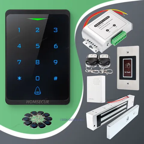 HOMSECUR IP66 APP WIFI RFID Access Control Set Waterproof 280KG Magnetic Lock