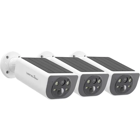 1-4PCS Wansview Wireless Security Camera WiFi Solar Battery Powered Home Outdoor