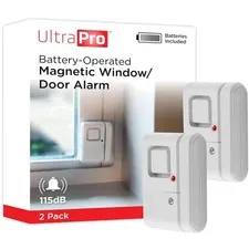 Instant Alert Window and Door Security Alarms - 2-Pack for Home Protection