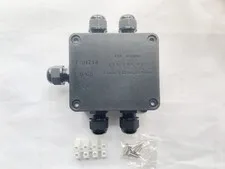 Yaomeli Junction Box Waterproof ,Outdoor Box, black 5 way