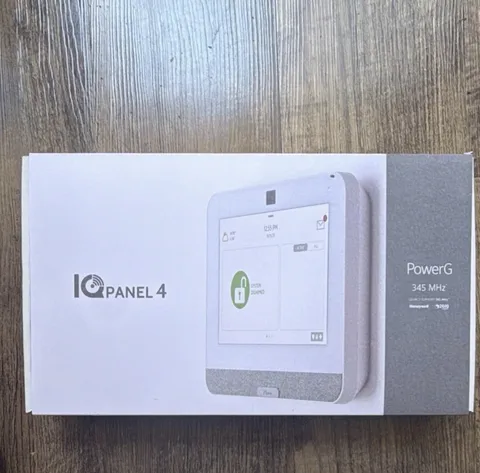 Qolsys IQ Panel 4 PowerG 345MHz 7in Touchscreen Alarm Panel WiFi Z-Wave Cam