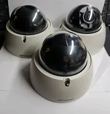 Lot of Three (3) Avigilon H3 h.264 HD Indoor Dome Ip Camera 1.0-H3-D1 EXCELLENT 