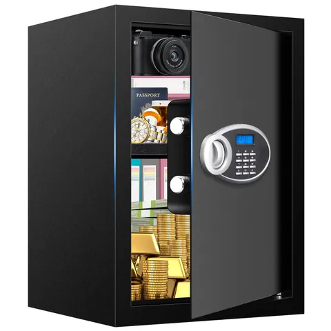2.5 Cu ft Large Home Safe Box Fireproof Waterproof, Digital Security Safe with P