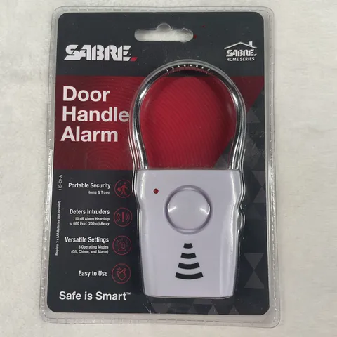 Sabre Door Handle Alarm - White: Brand New In Original Package