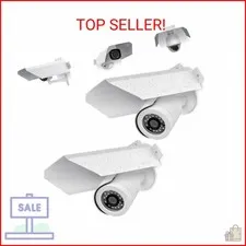 Moxweyeni 2 Pack Universal Metal Security Camera Cover Aluminum Waterproof Sun R
