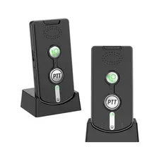 Wireless for Home, Room to Room Intercom System with Charging Base, Push to Talk