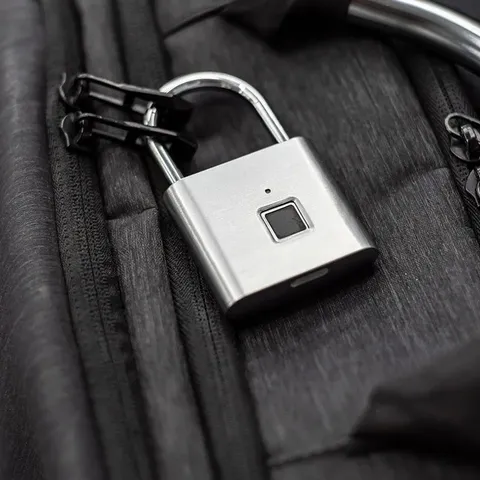 USB Rechargeable Waterproof Smart Fingerprint Padlock