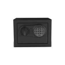 Pen + Gear Small Digital Safe with Electronic Lock and Backup Key in Black Model