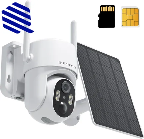 4G LTE Cellular Security Camera No Internet Needed 2K Solar No WiFi Security