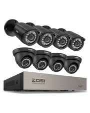 8CH 3K Lite Wired System with AI Human Vehicle Detection, 8pcs 1080p Outdoor ...