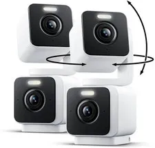 Indoor Outdoor Cam WYZE Duo Pan 2K 360 White