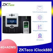 ZKTeco iClock880 4G ADMS Fingerprint Time Attendance Machine Time Clock