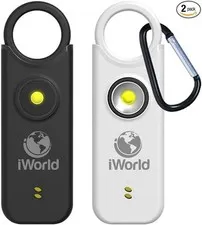 Personal safety alarm Keychain-135dB Rechargeable LED Siren for Women, Child, M