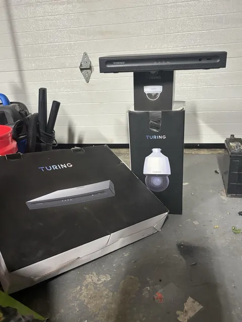 Turing Smart Series Lot- 8-Channel NVR ( No Bridge/cords) + Dome Camera+ 4MP PTZ