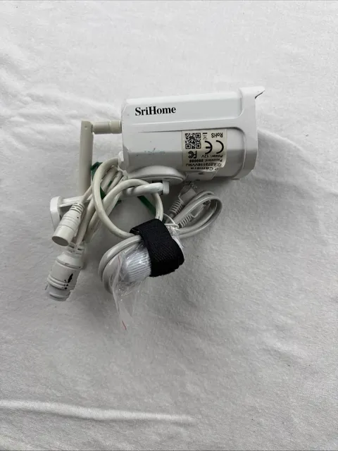 SriHome Outdoor IP Security Camera WiFi Bullet Camera 12V w/ Antenna
